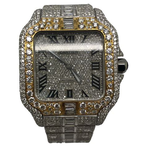 iced out cartier glasses replica|cartier iced out watch value.